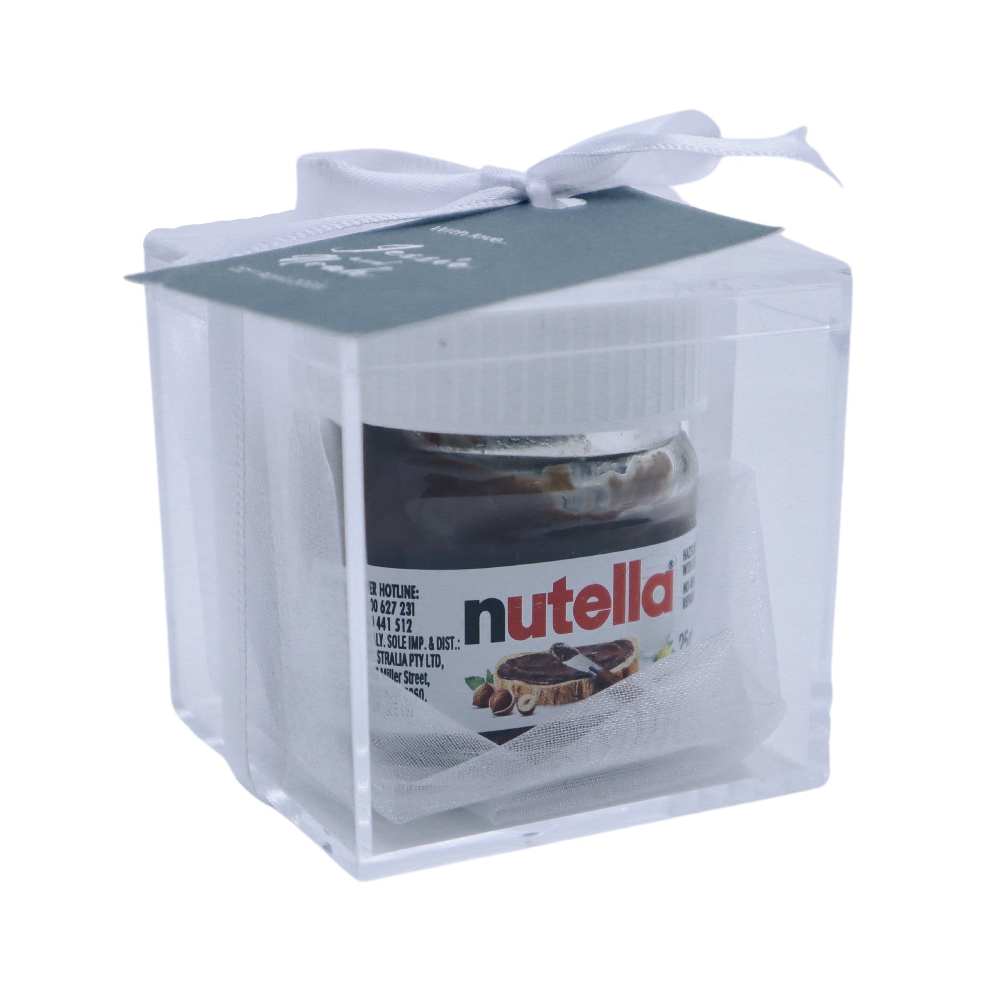 Personalised Inspired by Nutella Mini Jar in PVC Box With